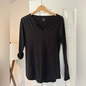 Toad & Co women’s small tunic with long sleeves or 3/4 roll up sleeves.